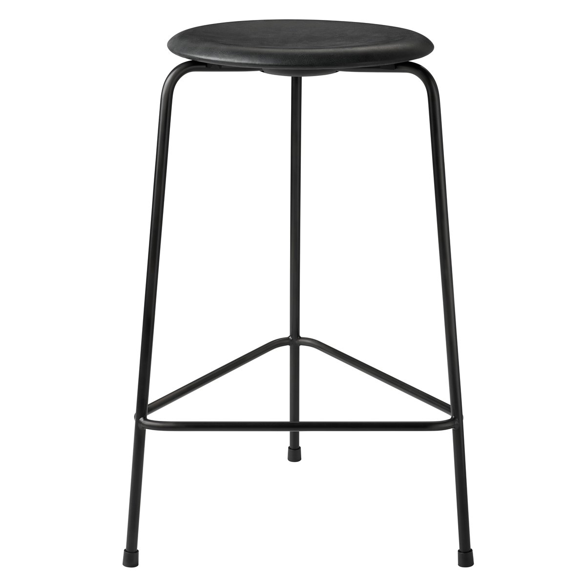 Fritz Hansen High Dot krakk lær Cowboy black