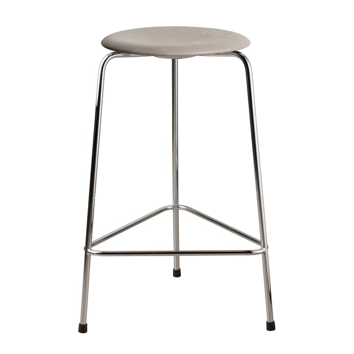 High Dot krakk lær - Lava grey-chrome - Fritz Hansen