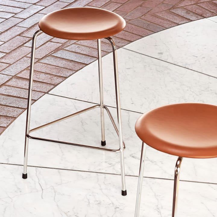 High Dot krakk lær, Walnut Fritz Hansen