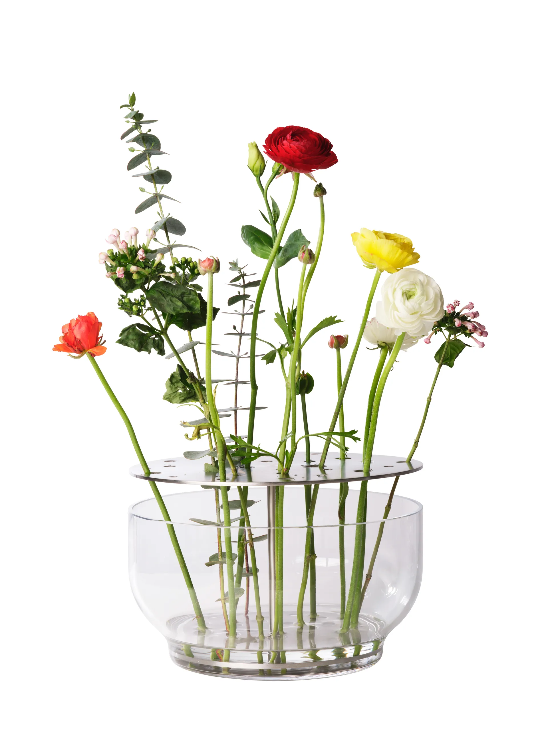 Ikebana vase rustfritt stål, Large Fritz Hansen