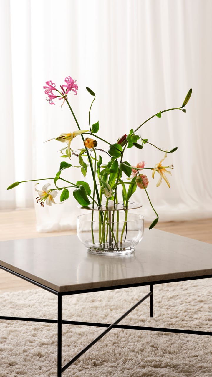 Ikebana vase rustfritt stål, Large Fritz Hansen