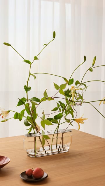 Ikebana vase rustfritt stål - Long - Fritz Hansen