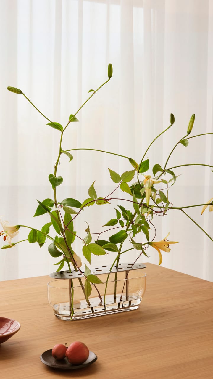 Ikebana vase rustfritt stål - Long - Fritz Hansen