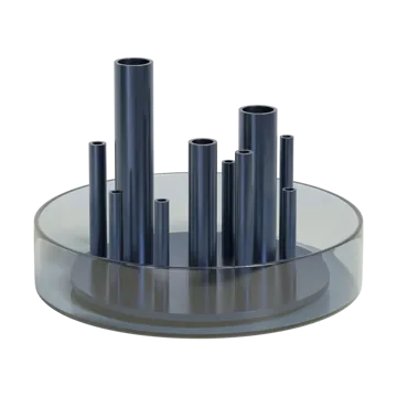 Ikeru low vase - Dusk blue - Fritz Hansen