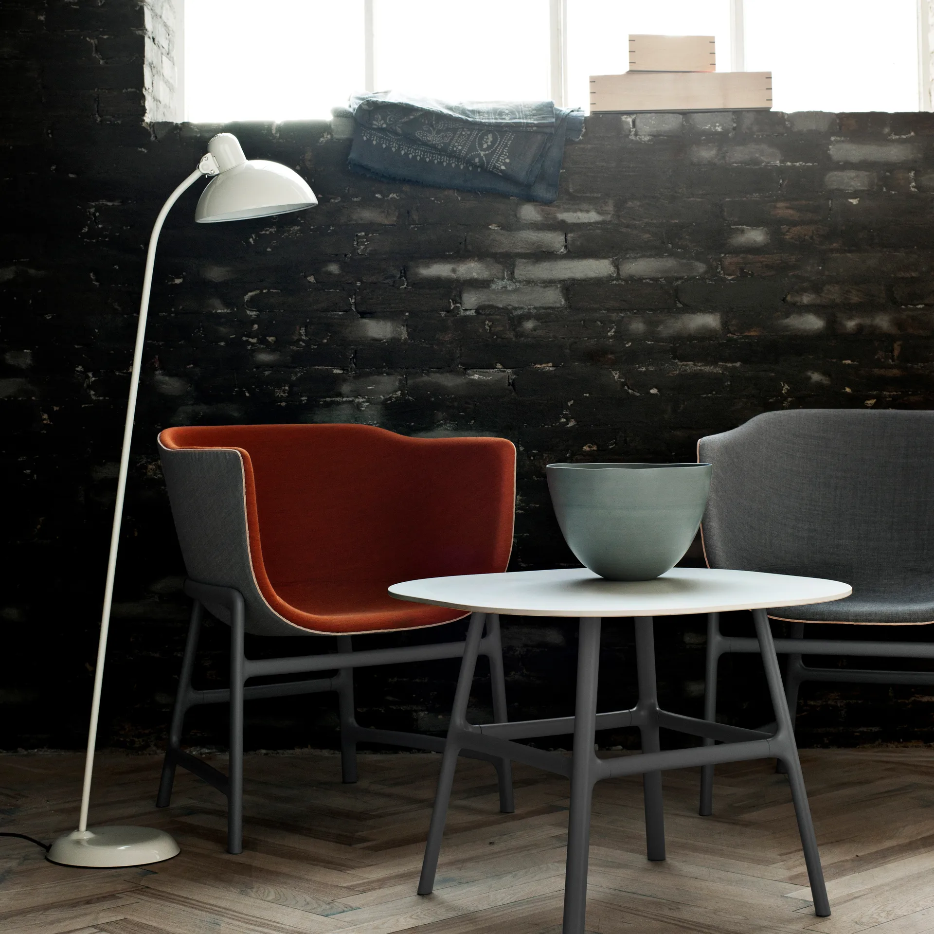 Kaiser Idell 6556-F gulvlampe, White Fritz Hansen