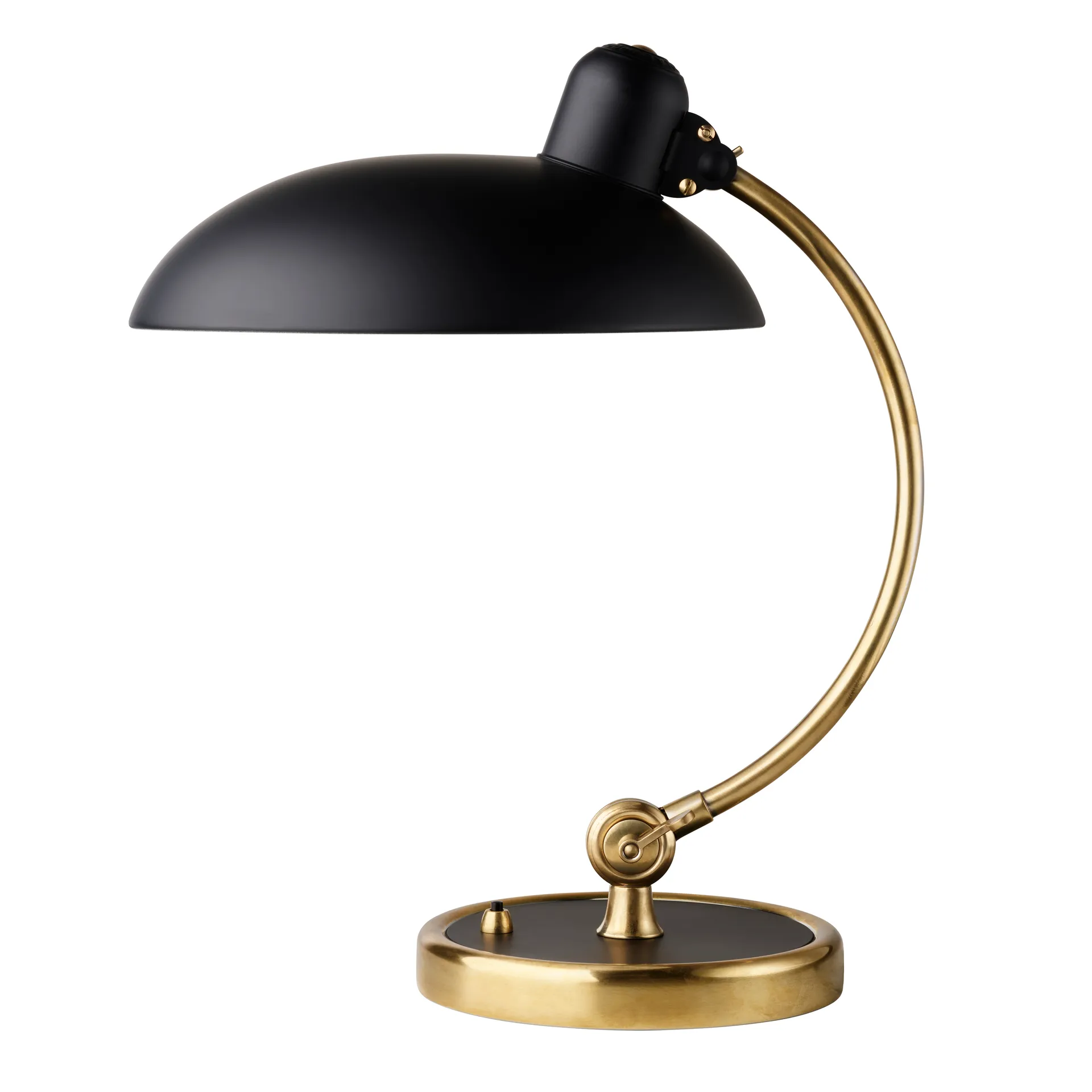 Kaiser Idell 6631-T Luxus bordlampe messing, Matt svart Fritz Hansen