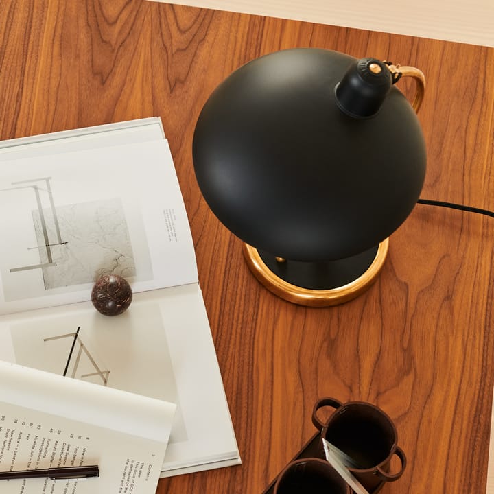 Kaiser Idell 6631-T Luxus bordlampe messing, Matt svart Fritz Hansen