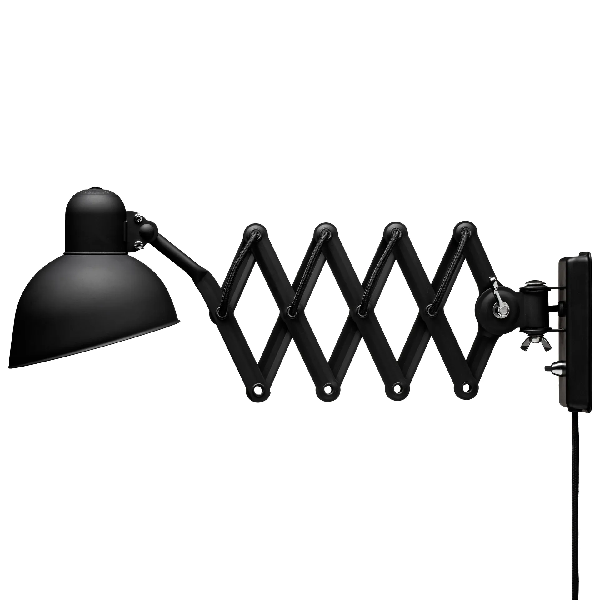 Kaiser Idell 6718-W vegglampe, Matt black Fritz Hansen