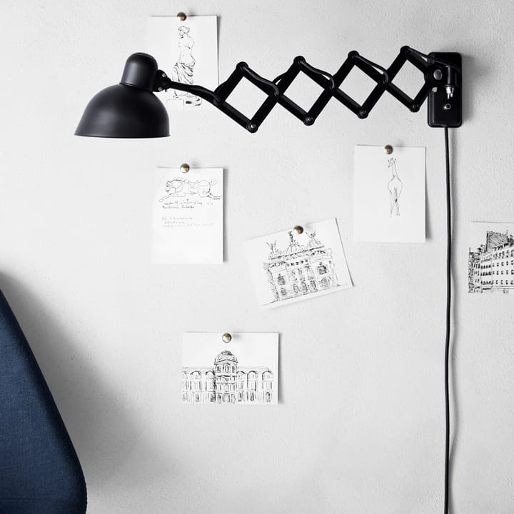 Kaiser Idell 6718-W vegglampe - Matt black - Fritz Hansen
