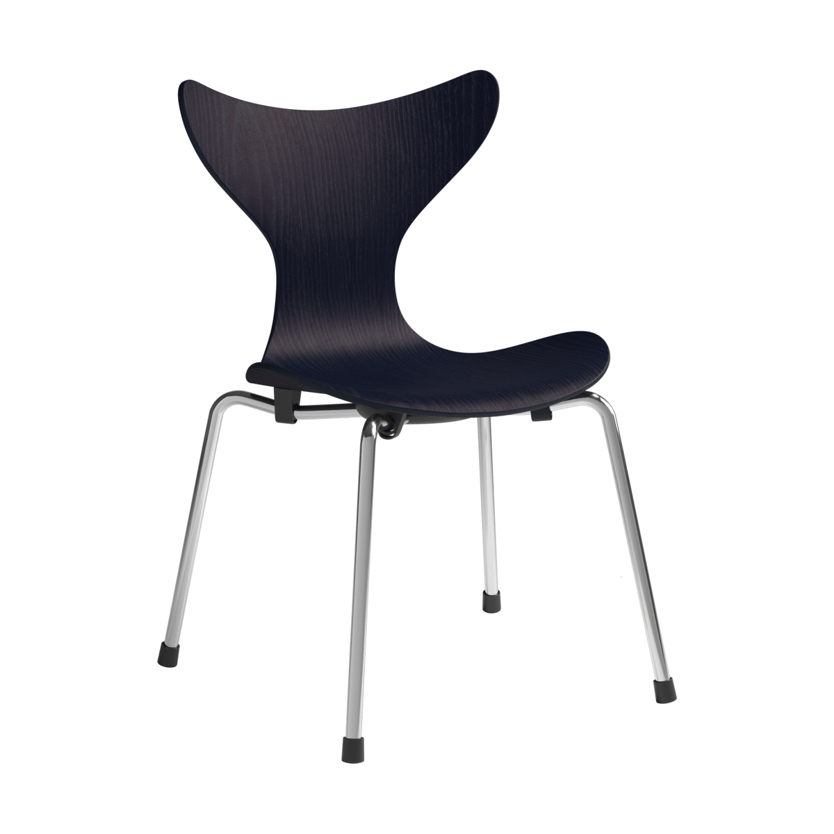 Fritz Hansen Liljan barnestol Midnight blue behandlet ask-krom