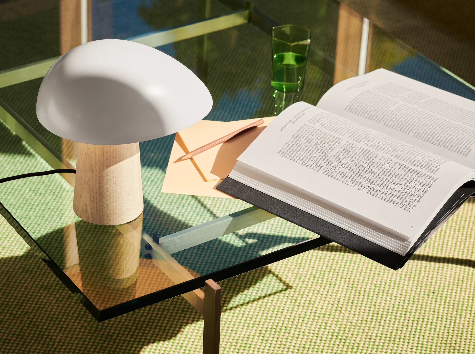 Night Owl bordlampe ask, Smokey white Fritz Hansen