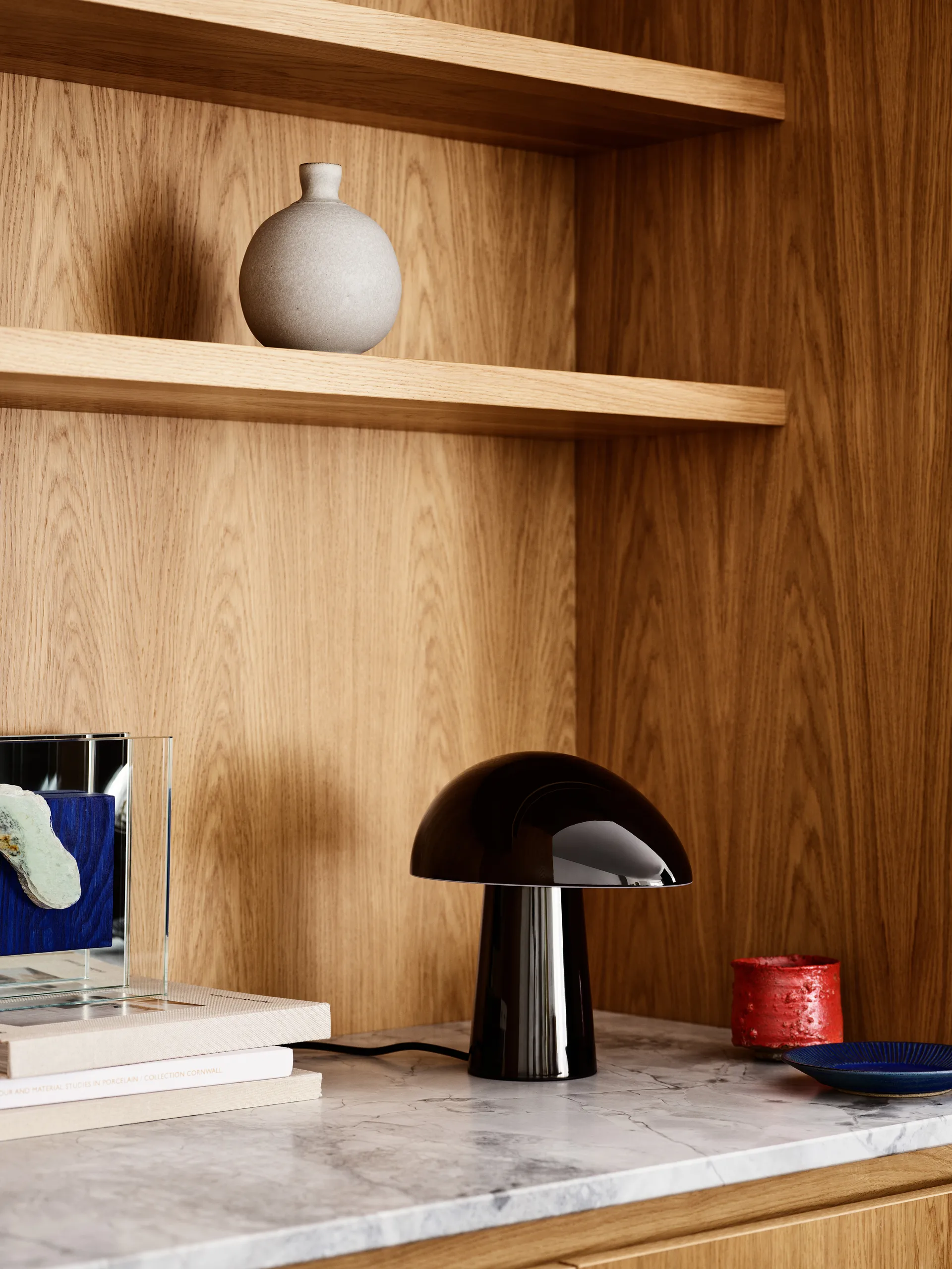 Night Owl bordlampe steel, Black Fritz Hansen