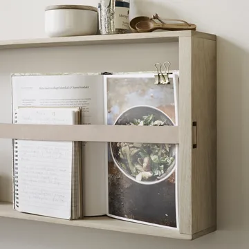 Norr magasinholder - eik - Fritz Hansen