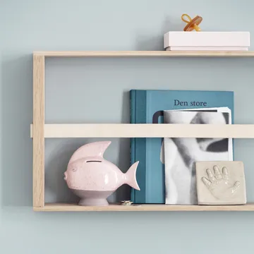 Norr magasinholder - eik - Fritz Hansen