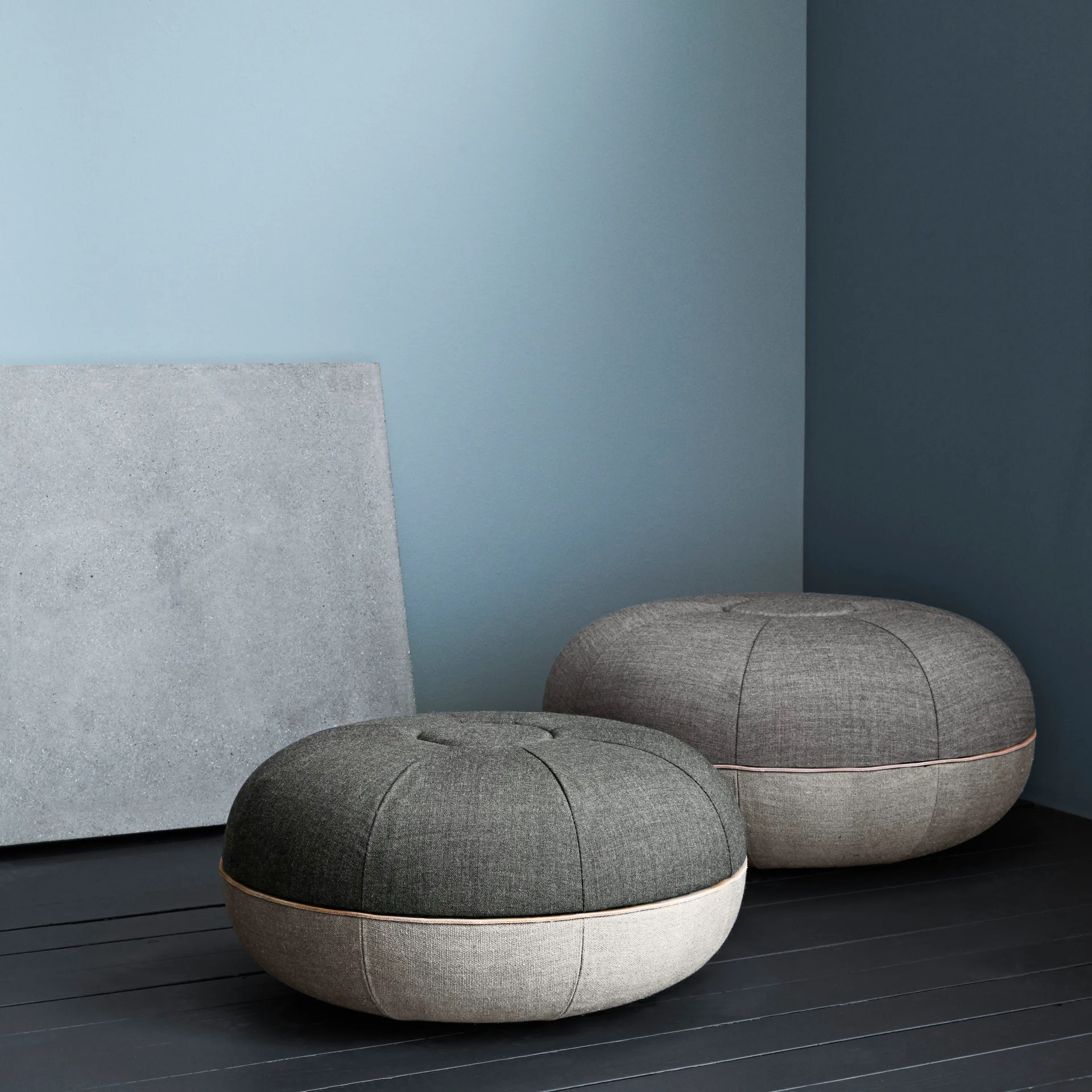 Pouf sittepuff large, Concrete Fritz Hansen