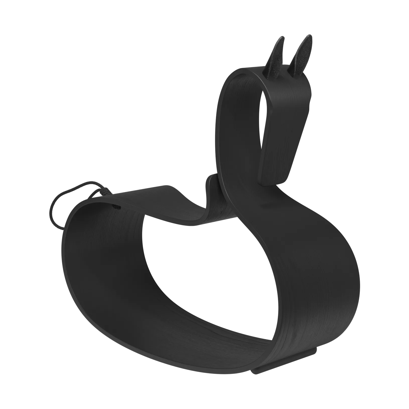 Rocking Horse gyngehest, Svart ask Fritz Hansen