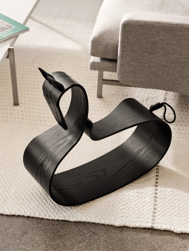 Rocking Horse gyngehest, Svart ask Fritz Hansen