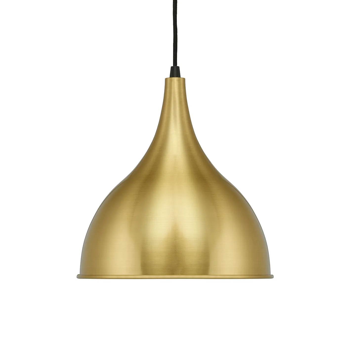 Silhuet taklampe Ø30 cm, Børstet messing Fritz Hansen