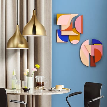 Silhuet taklampe Ø30 cm - Polert messing - Fritz Hansen