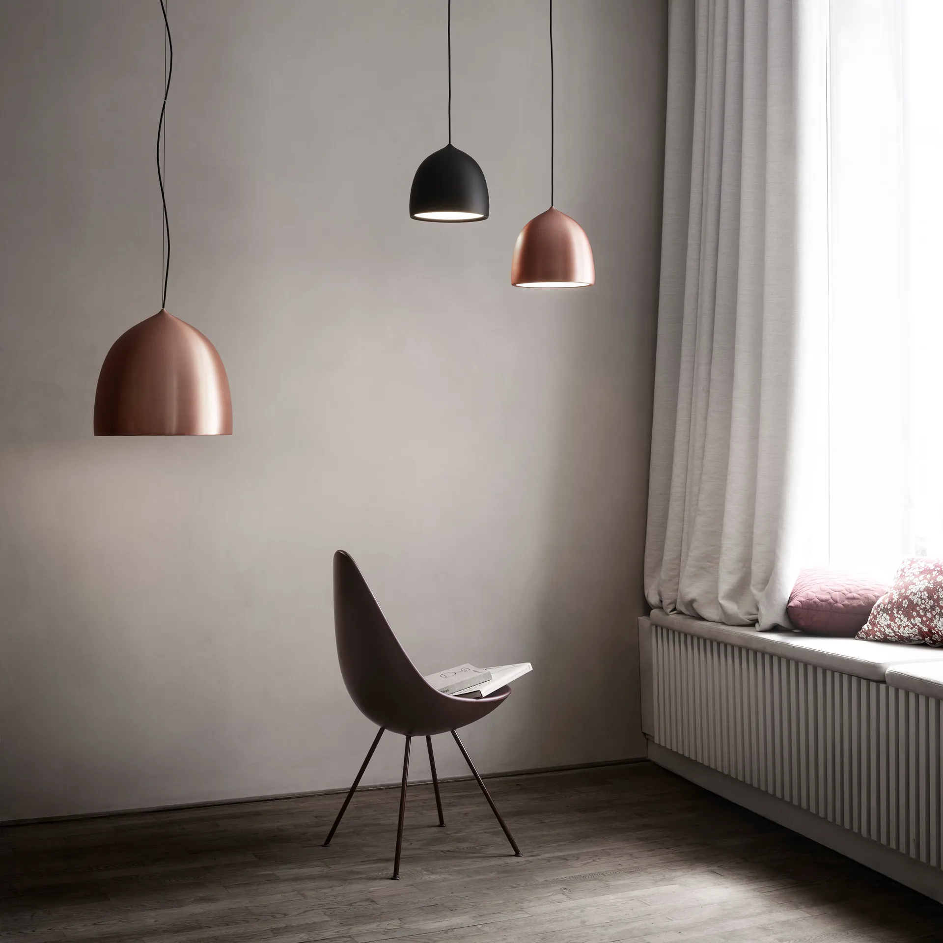 Suspence P1 pendel, Black Fritz Hansen