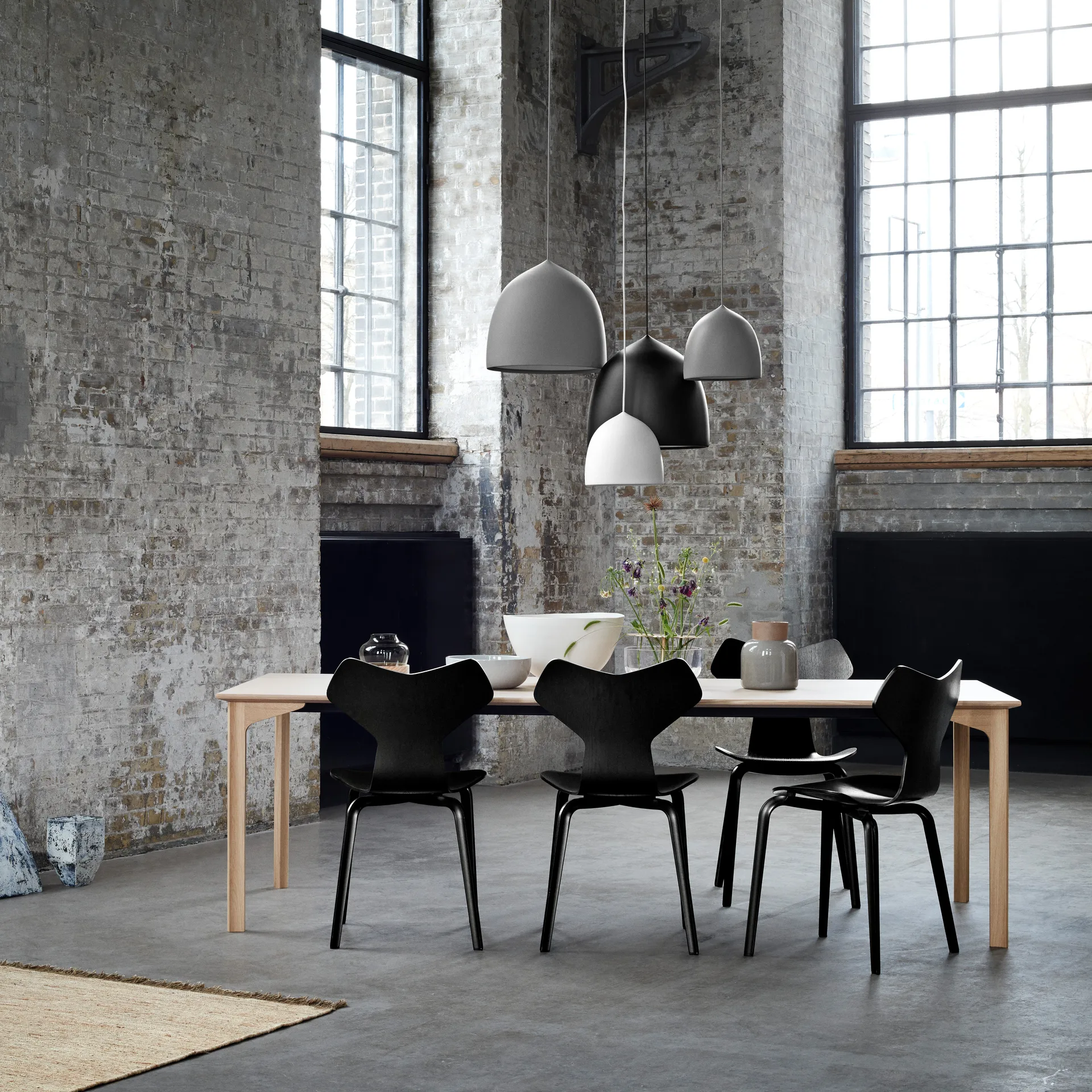 Suspence P1 pendel, Light grey Fritz Hansen