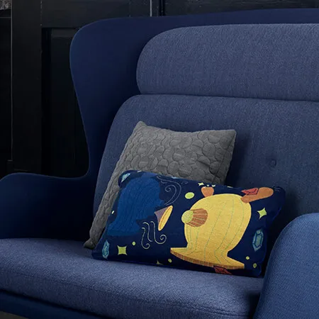 Vertigo pute 50x50 cm, Light grey Fritz Hansen