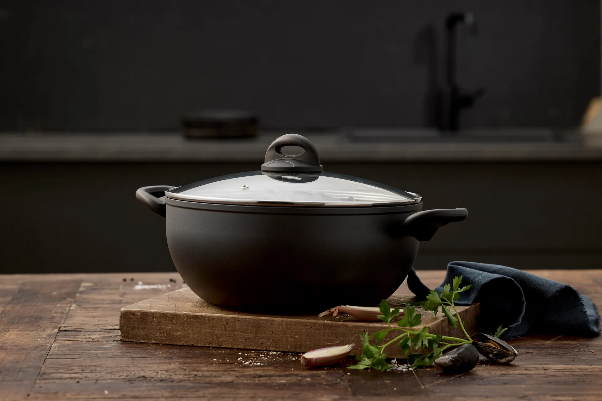 Funktion stekepanne ceramica 6 liter, Svart Funktion