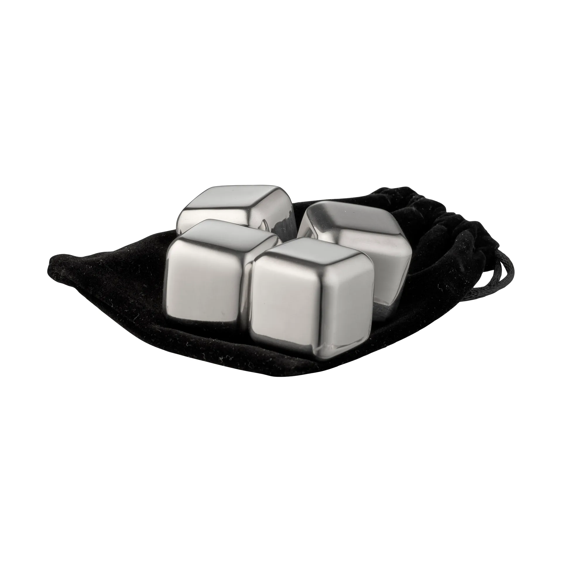 Funktion whiskystein 4-pakning, Rustfritt stål Funktion