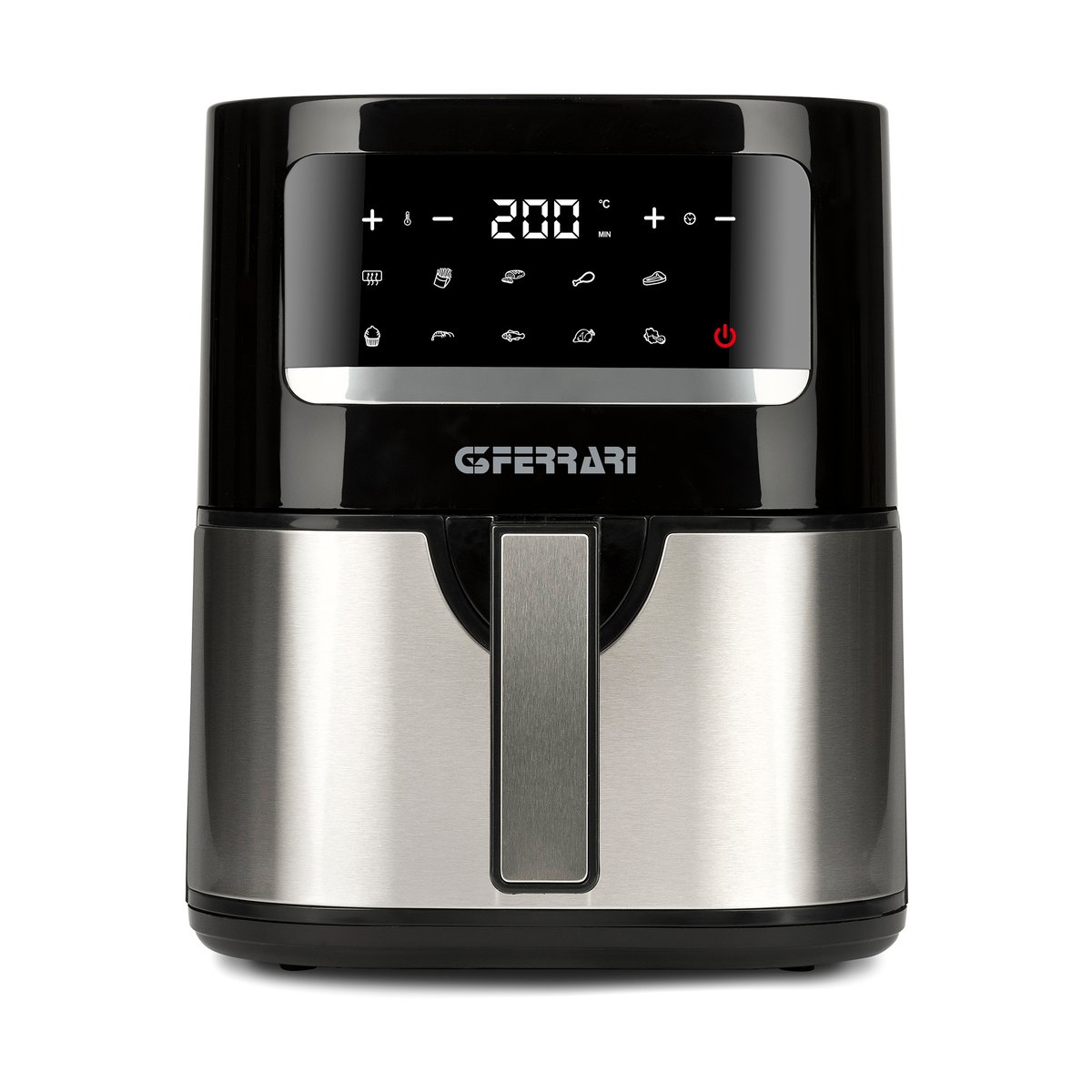G3 Ferrari Friggisano Air Fryer 4,5 l Slv-svart | Skandinavisk Design | Sølv