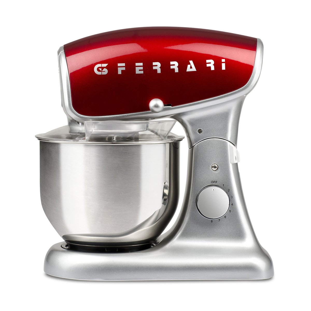 G3 Ferrari Pastaio Deluxe kjkkenassistent Slv-rd | Skandinavisk Design | Sølv