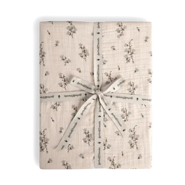 Bluebell Muslin dra-på-laken - 60x120x20 cm - Garbo&Friends