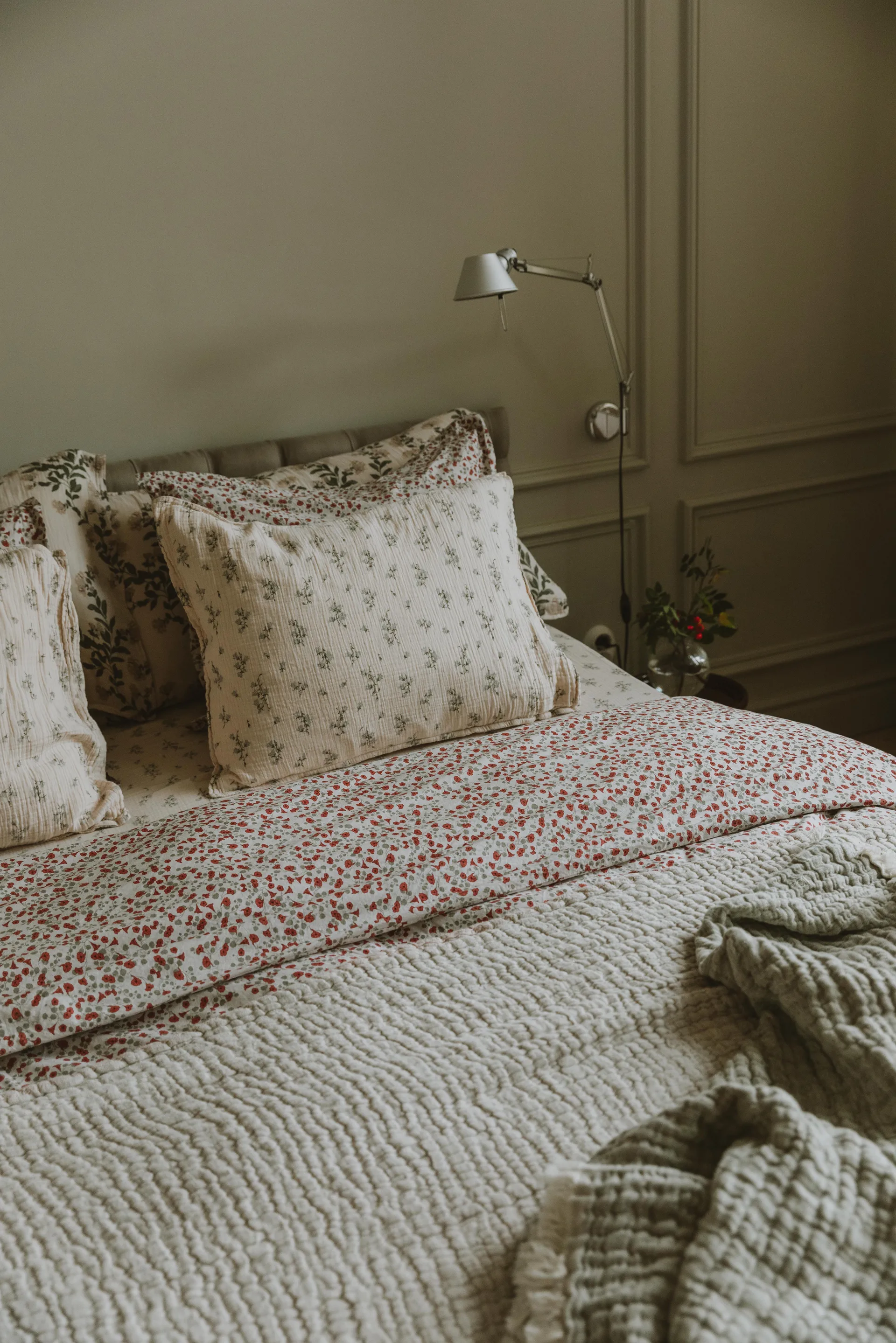 Bluebell Muslin putetrekk, 50x70 cm Garbo&Friends