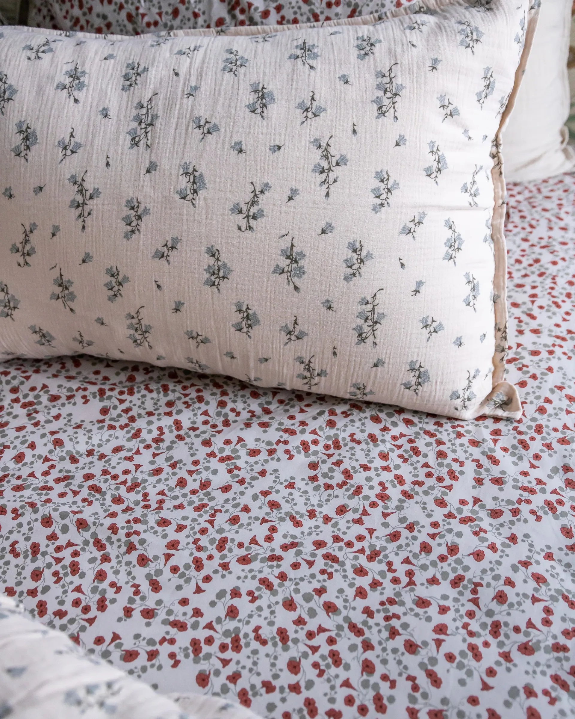 Bluebell Muslin putetrekk, 50x90 Garbo&Friends