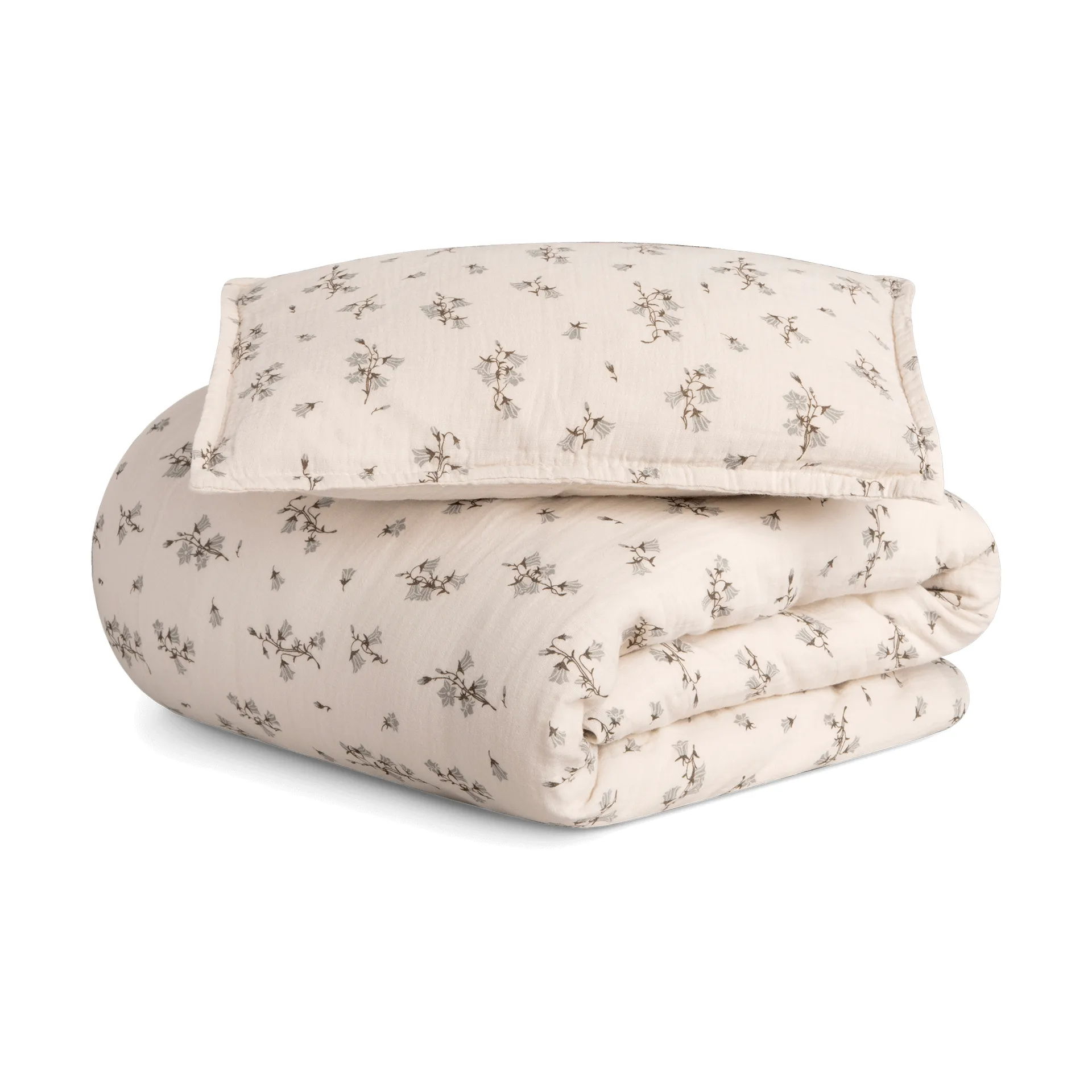Bluebell Muslin sengesett junior, 100x140 cm/40x60 cm Garbo&Friends