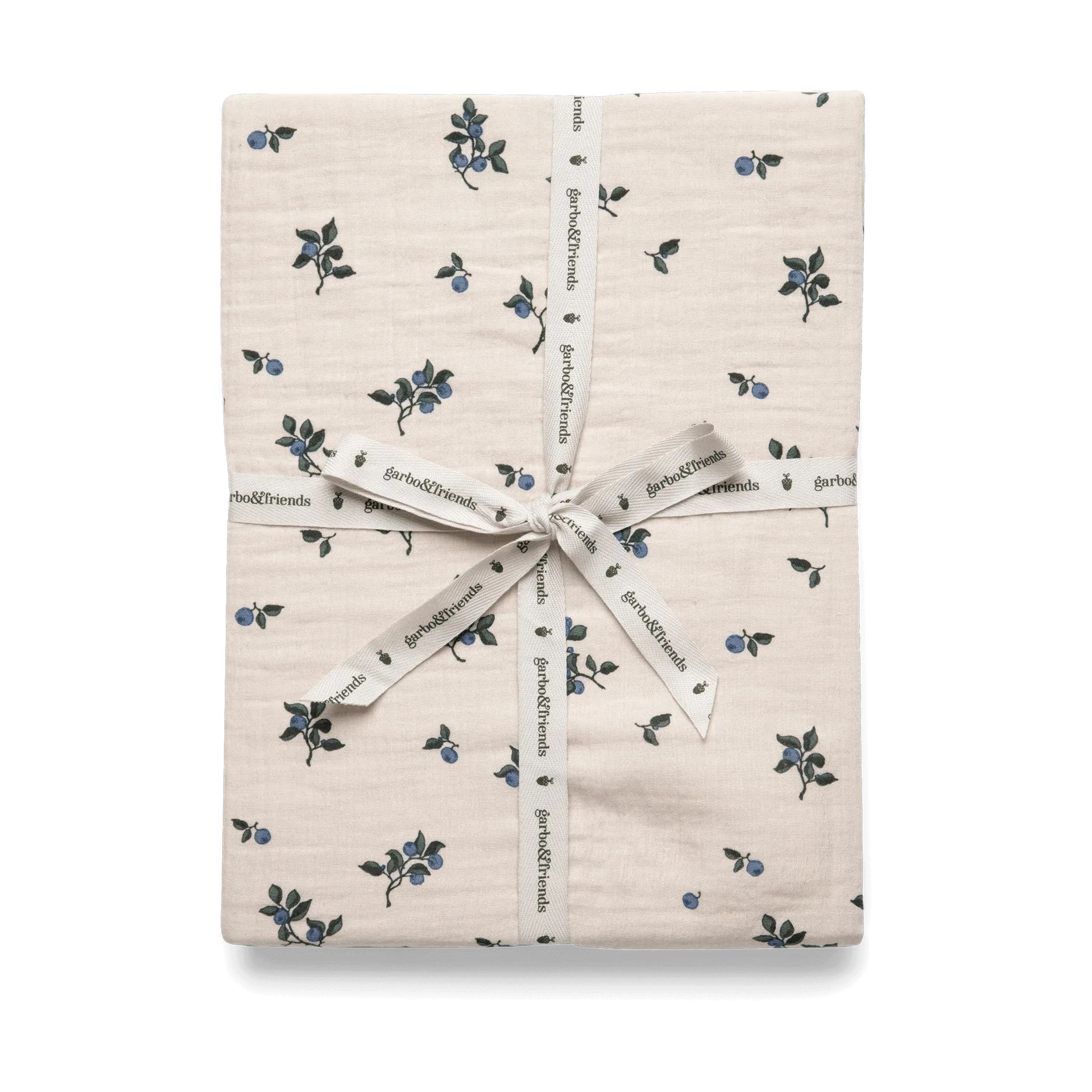 Blueberry Muslin dra-på-laken, 180x200x30 cm Garbo&Friends