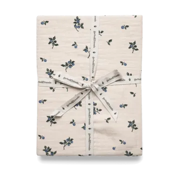 Blueberry Muslin dra-på-laken - 180x200x30 cm - Garbo&Friends