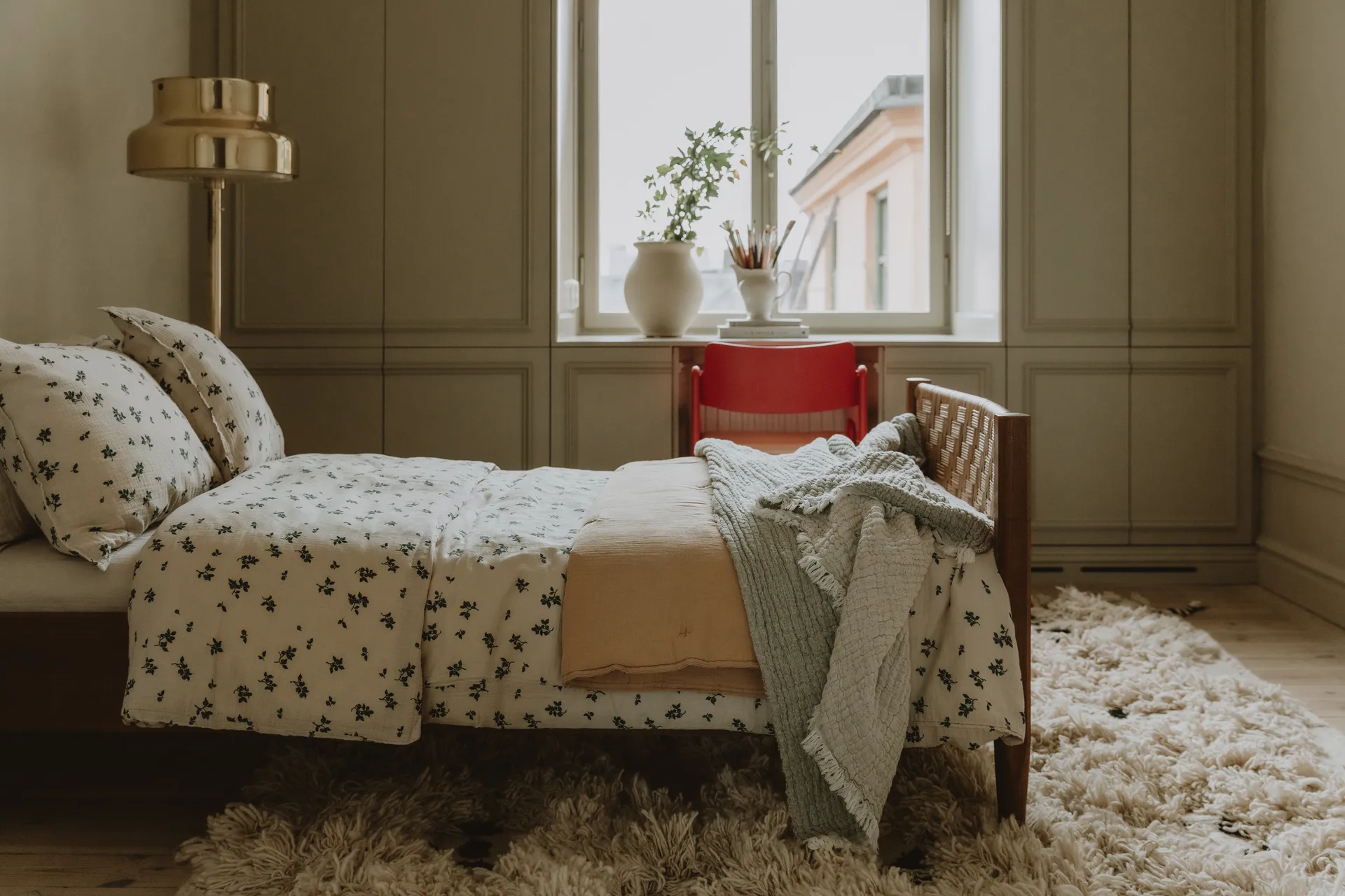 Blueberry Muslin putetrekk, 50x70 cm Garbo&Friends