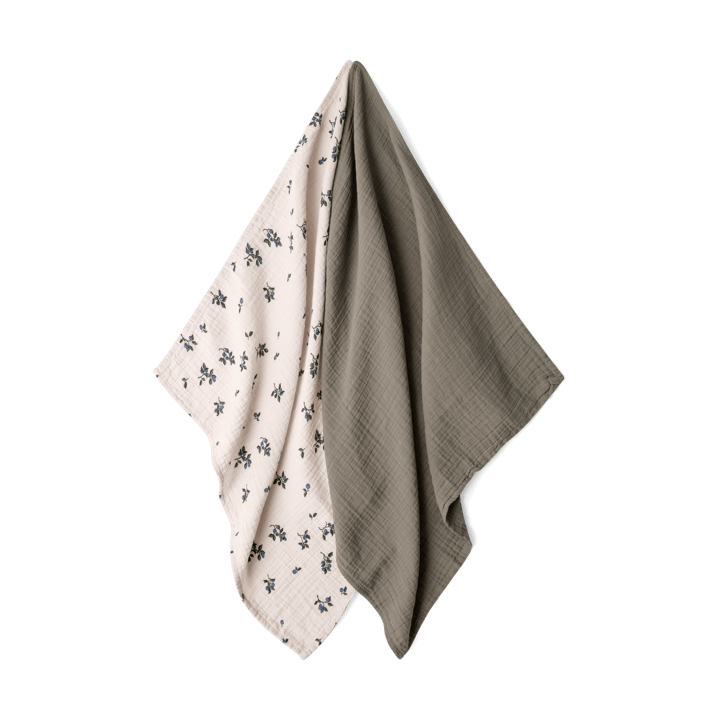 Blueberry Muslin teppe liten 2 deler, 60x60 cm Garbo&Friends