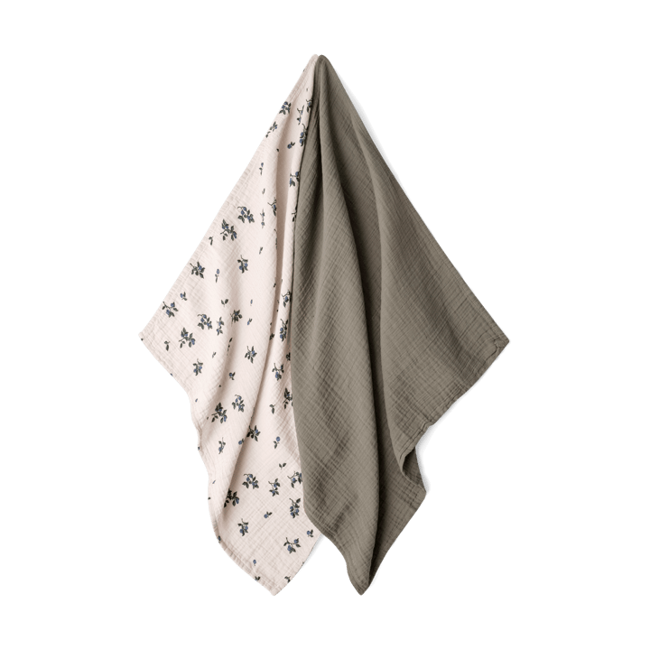 Blueberry Muslin teppe liten 2 deler - 60x60 cm - Garbo&Friends