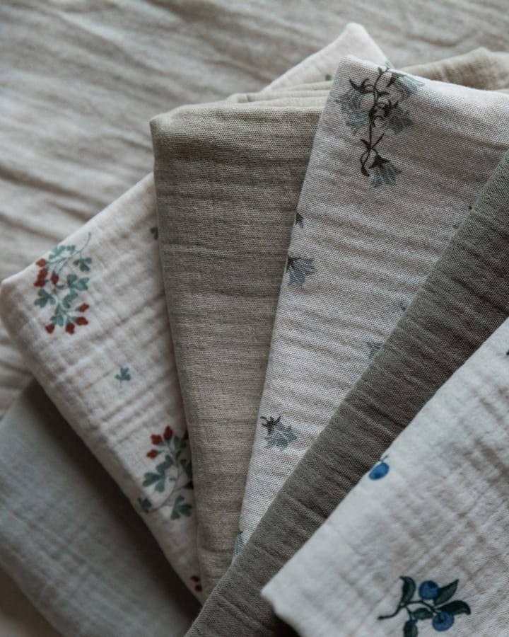 Blueberry Muslin teppe liten 2 deler, 60x60 cm Garbo&Friends