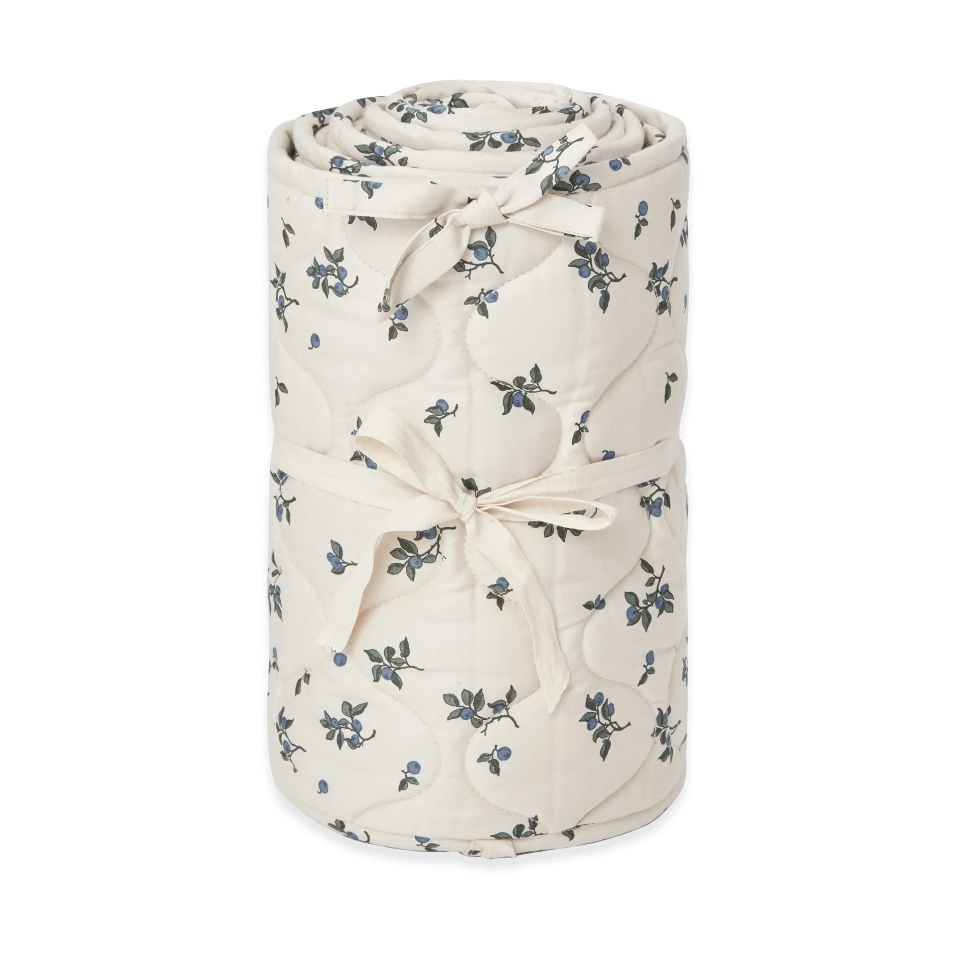 Blueberry Satin quiltet sprinkelbeskytter, 30x360 cm Garbo&Friends