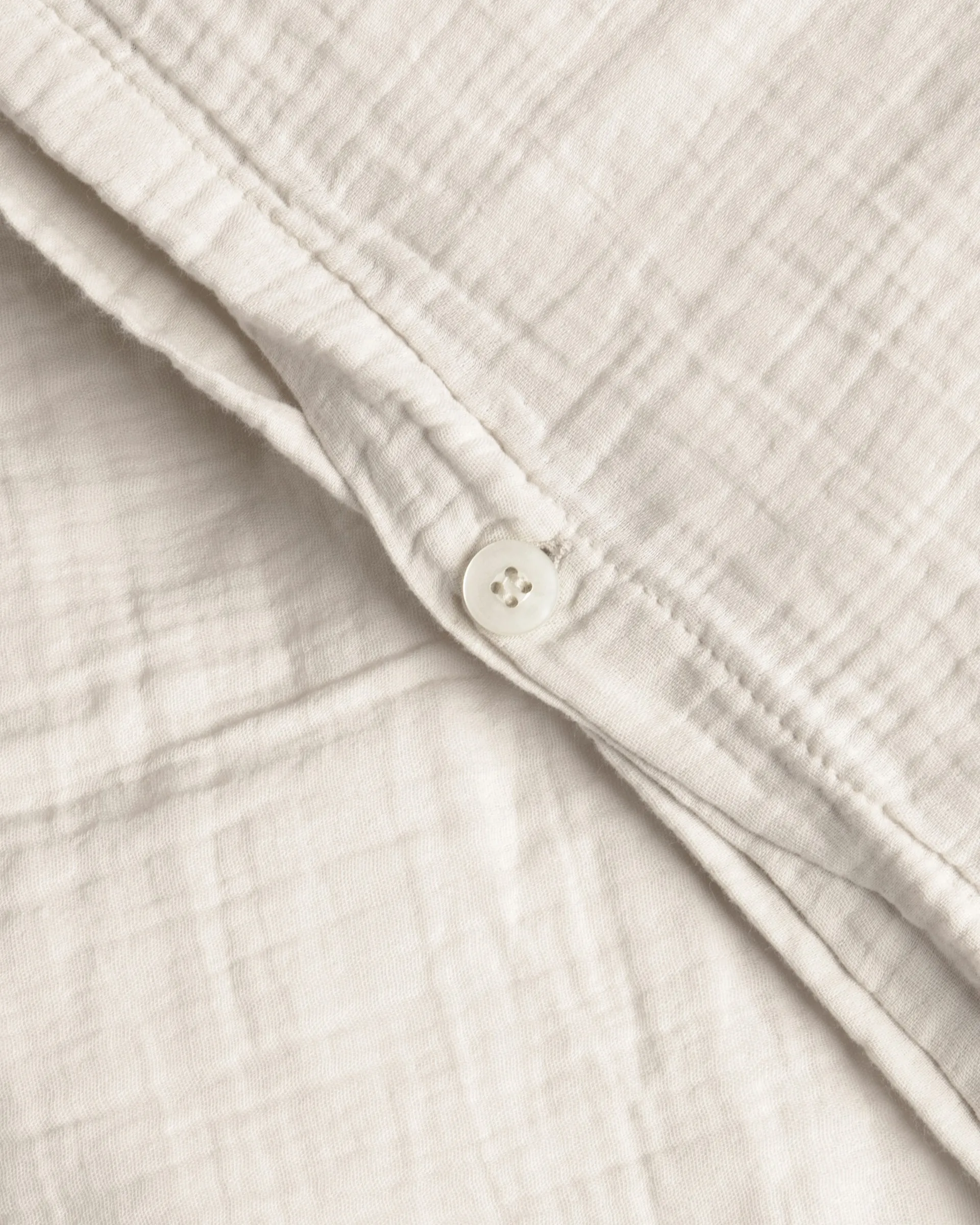 Eggshell Muslin dynetrekk dobbel, 240x220 cm Garbo&Friends