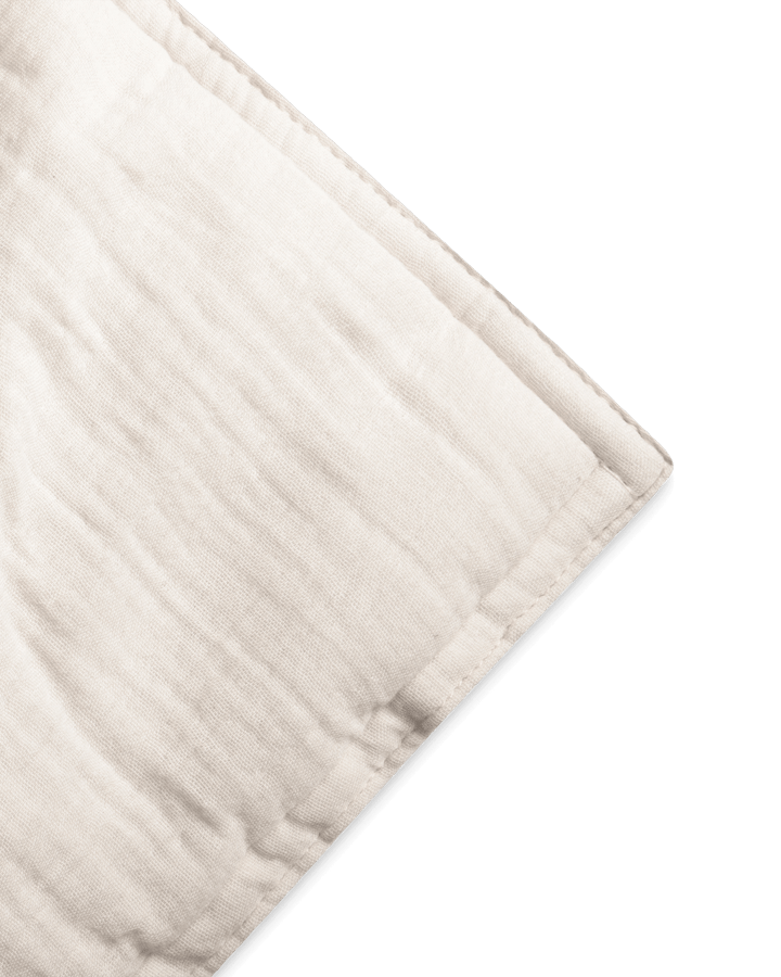 Eggshell Muslin polstret pledd, 100x140 cm Garbo&Friends