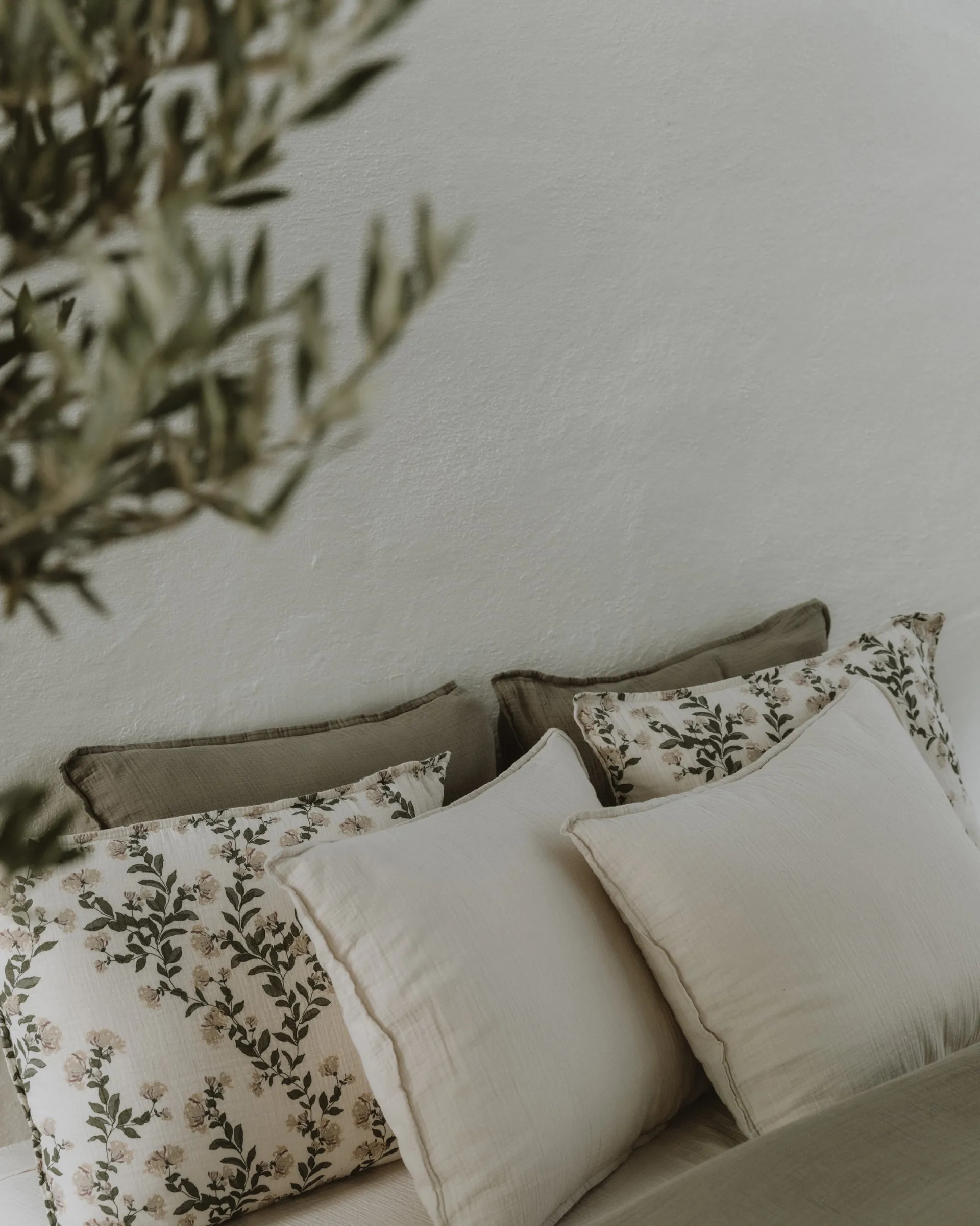 Eggshell Muslin putetrekk, 50x60 cm Garbo&Friends