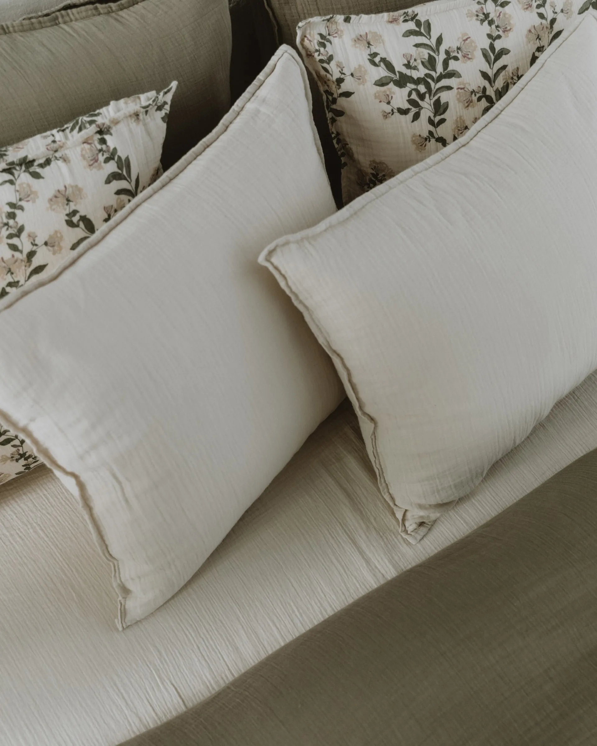 Eggshell Muslin putetrekk, 50x70 cm Garbo&Friends