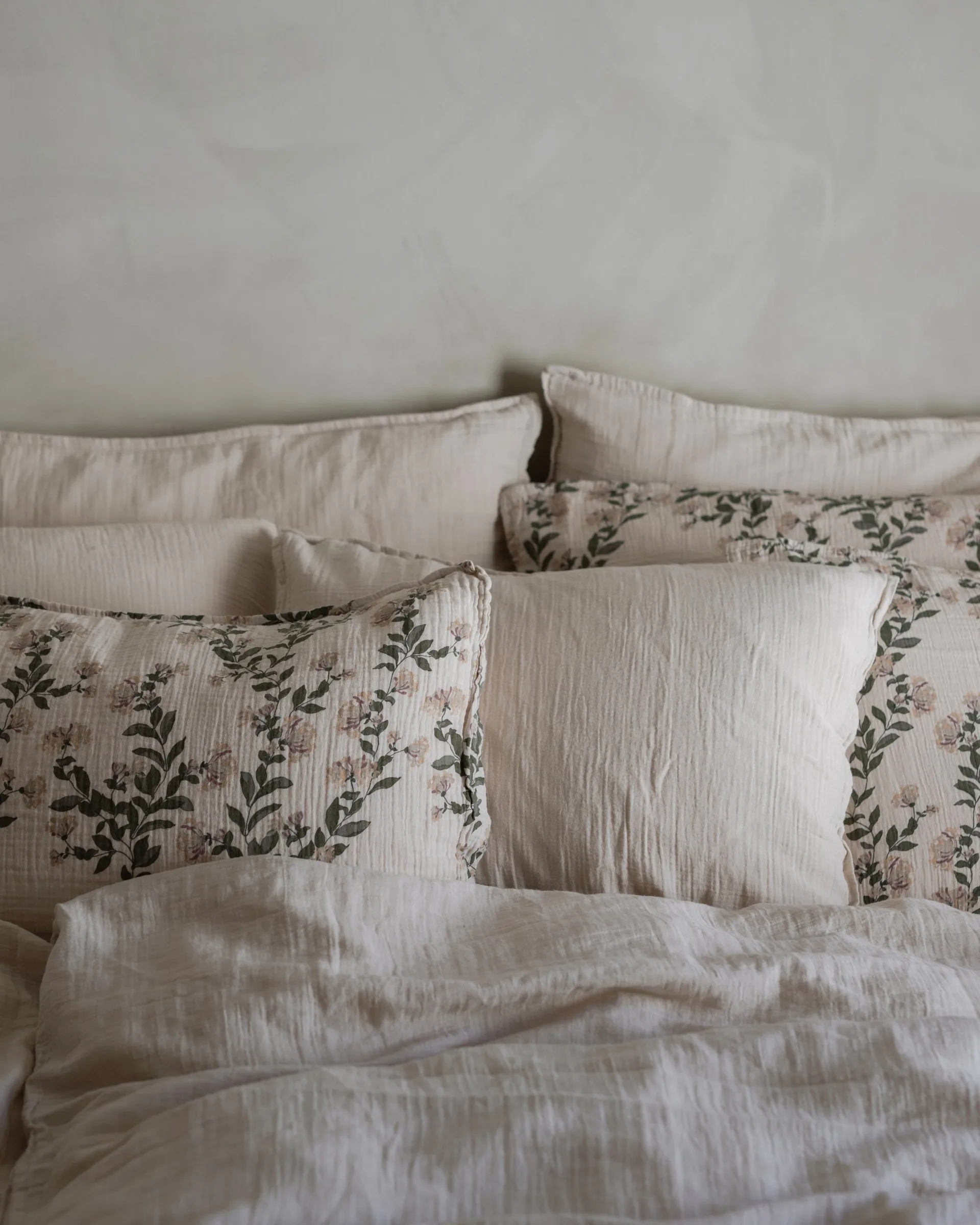 Eggshell Muslin putetrekk, 50x90 cm Garbo&Friends