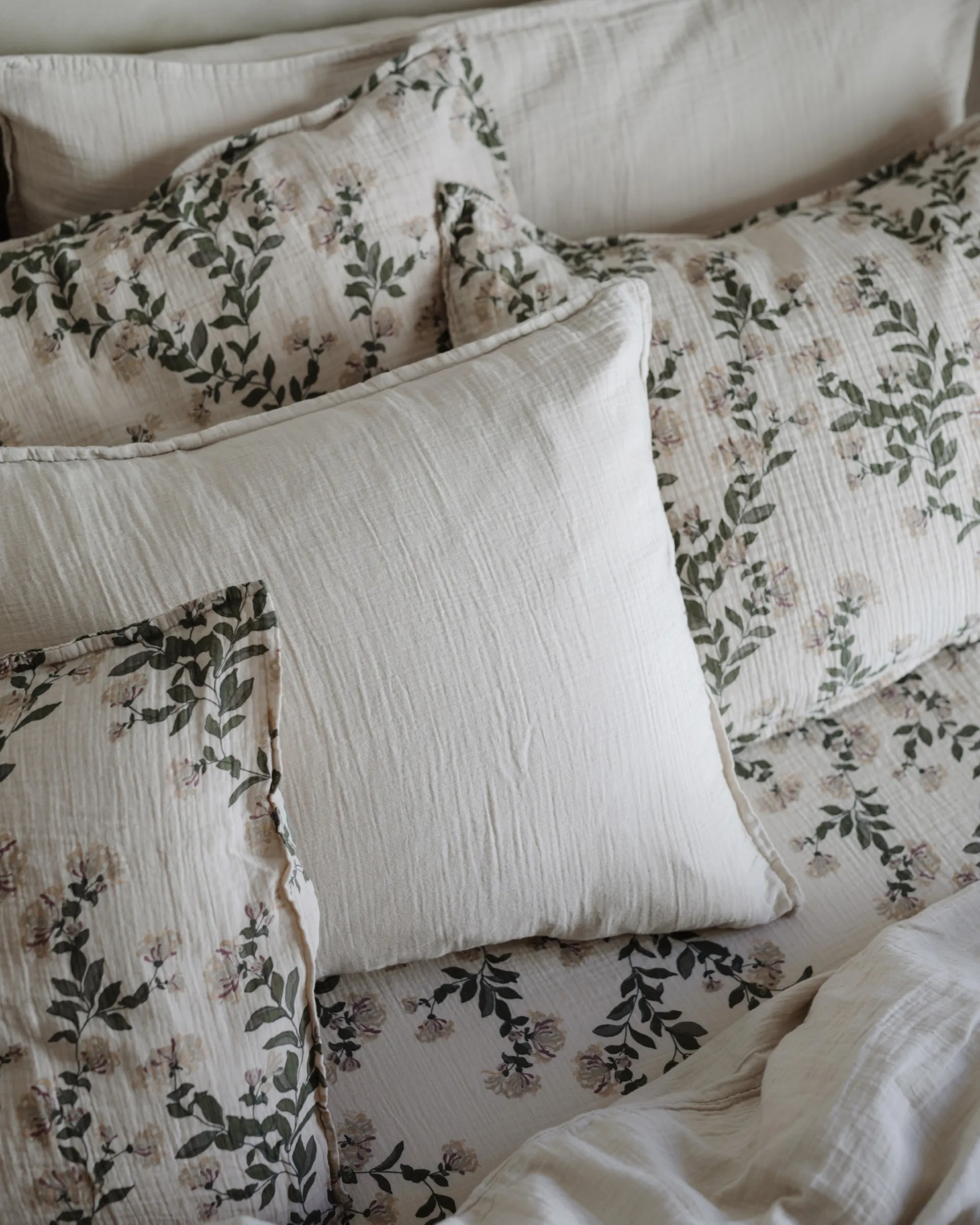 Eggshell Muslin putetrekk, 50x90 cm Garbo&Friends