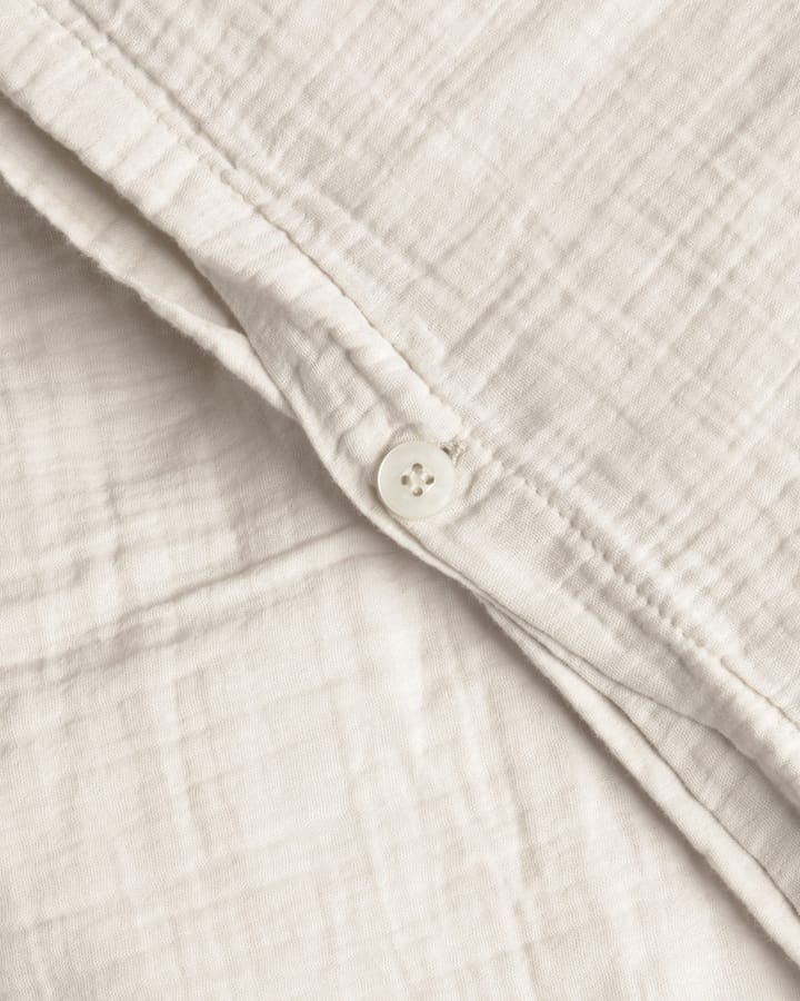 Eggshell Muslin sengesett, 150x210 cm/50x60 cm Garbo&Friends