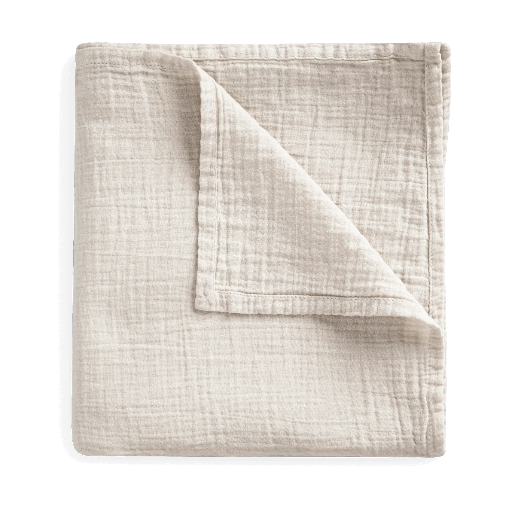 Eggshell Muslin Swaddle pledd, 110x110 cm Garbo&Friends
