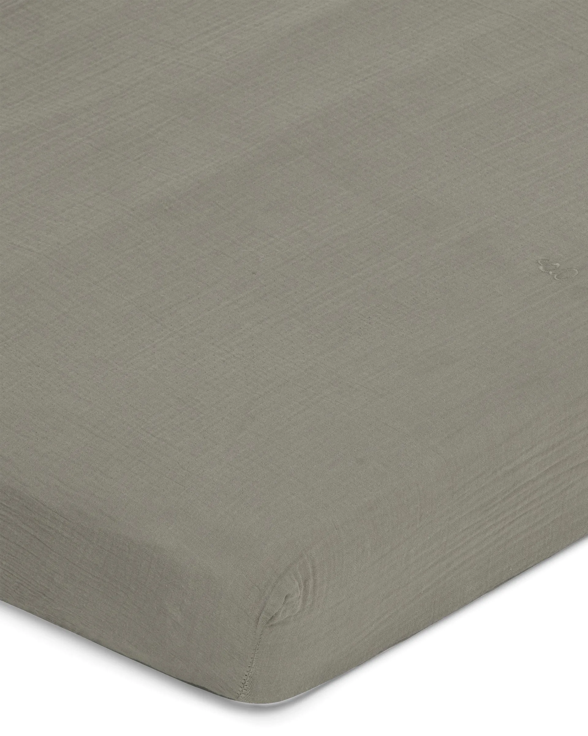 Geranium Muslin dra-på-laken, 90x200x30 cm Garbo&Friends